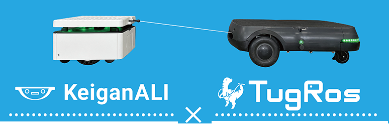 自律移動ロボット×運搬支援ロボット